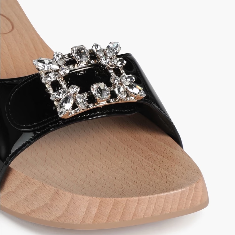 ROGER VIVIER Viv' Clogs patent leather sandals - Picture 12 of 15